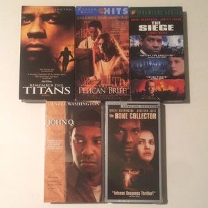 5 Denzel Washington Movies on VHS Remember the Titans & more